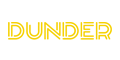 Dunder Casinos logotype i gul färg