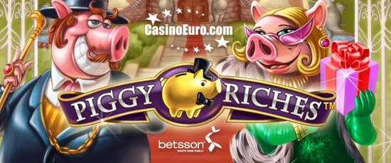 Testa Piggy Riches med 100% bonus hos Casino Euro